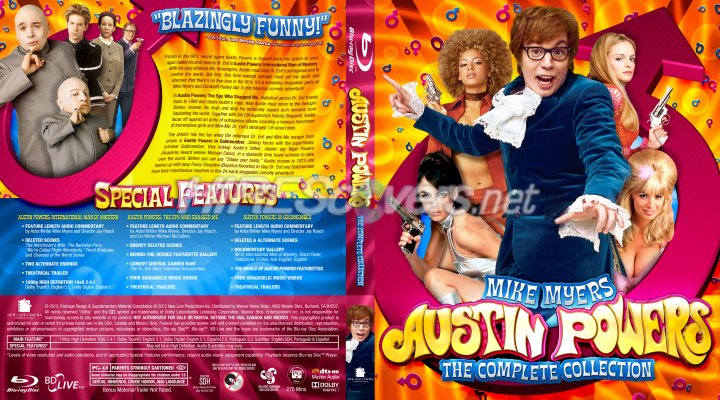 Click to view full size image
==============
Austin Powers: The Complete Collection Custom Blu-ray Cover
Blu-ray Cover for "Austin Powers: The Complete Collection," winner of the February 2012 HiRes Challenge.
If you use this, please take the time to rate and comment. Please do not upload my covers to any other sites.
Austin Powers: The Complete Collection Custom Blu-ray Cover
Blu-ray Cover for "Austin Powers: The Complete Collection," winner of the February 2012 HiRes Challenge.
If you use this, please take the time to rate and comment. Please do not upload my covers to any other sites.