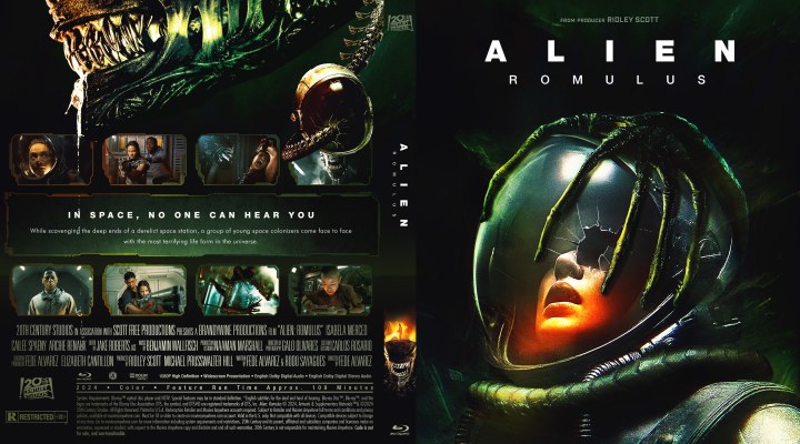  Alien: Romulus (2024) Custom Blu-ray Cover

