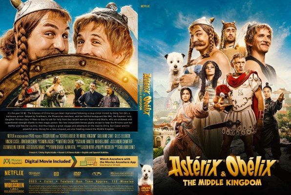 Asterix & Obelix: The Middle Kingdom (2023) Custom DVD Cover
