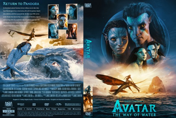 Avatar: The Way of Water (2022) Custom DVD Cover
