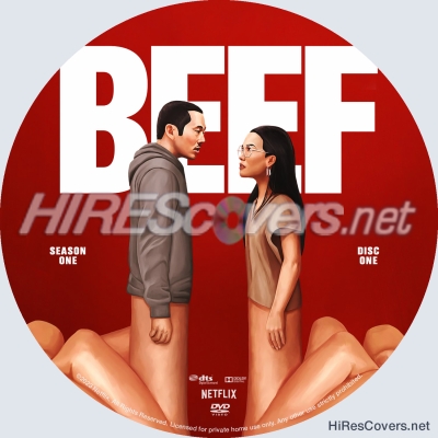 Beef (2023) Season One  Custom DVD Disc Label
