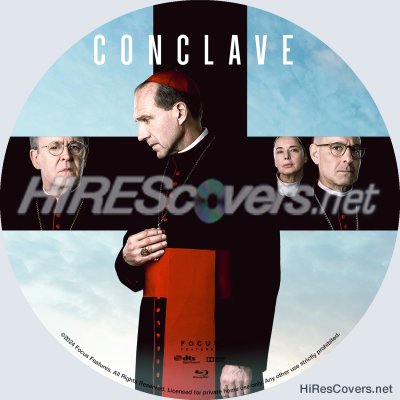 Click to view full size image
==============
Conclave (2024) Custom Blu-ray Disc Label
Conclave (2024) Custom Blu-ray Disc Label