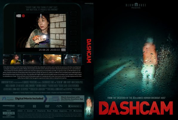 Dashcam (2021) Custom DVD Cover
