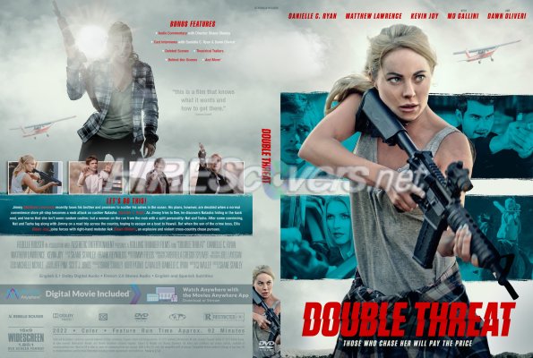 Click to view full size image
==============
Double Threat (2022) Custom DVD Cover
Double Threat (2022) Custom DVD Cover