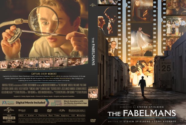 Click to view full size image
==============
Fabelmans, The (2022) Custom DVD Cover
Fabelmans, The (2022) Custom DVD Cover
