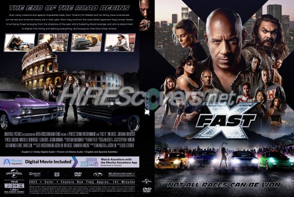 Fast X (2023) Custom DVD Cover
Keywords: fast and & furious ten 10