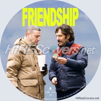 Click to view full size image
==============
Friendship (2024) Custom Blu-ray Disc Label
Friendship (2024) Custom Blu-ray Disc Label