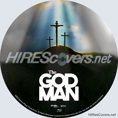 God Man, The (2023) Custom Blu-ray Disc Label
