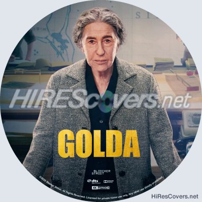 Click to view full size image
==============
Golda (2023) Custom UHD 4K Blu-ray Disc Label
Golda (2023) Custom UHD 4K Blu-ray Disc Label