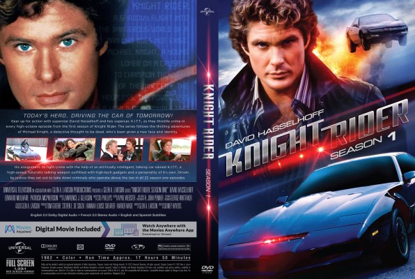 Click to view full size image
==============
Knight Rider (1982 - 1986) Season One Custom DVD Cover
Knight Rider (1982 - 1986) Season One Custom DVD Cover