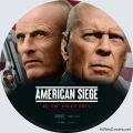 American Siege (2021) Custom UHD 4K Blu-ray Disc Label