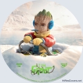 I Am Groot (2023) Season Two Custom DVD Disc Label
