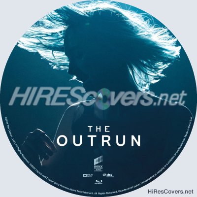 Outrun, The (2024) Custom Blu-ray Disc Label
