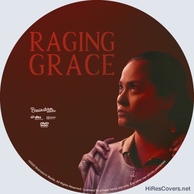 Raging Grace (2023) Custom DVD Disc Label
