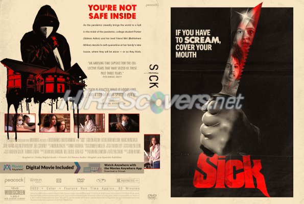 Click to view full size image
==============
Sick (2022) Custom DVD Cover
Sick (2022) Custom DVD Cover