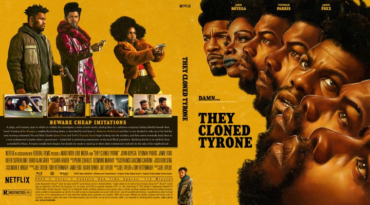 Click to view full size image
==============
They Cloned Tyrone (2023) Custom Blu-ray Cover
They Cloned Tyrone (2023) Custom Blu-ray Cover