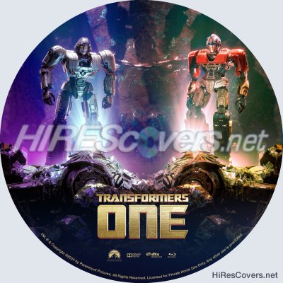Transformers One (2024) Custom Blu-ray Disc Label
