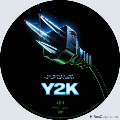 Y2K (2024) Custom DVD Disc Label
