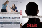She Said (2022) Custom DVD Cover