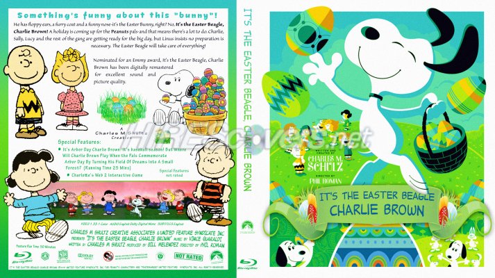 Click to view full size image
==============
It's The Easter Beagle Charlie Brown Custom Blu-ray Cover
It's The Easter Beagle Charlie Brown Custom Blu-ray Cover