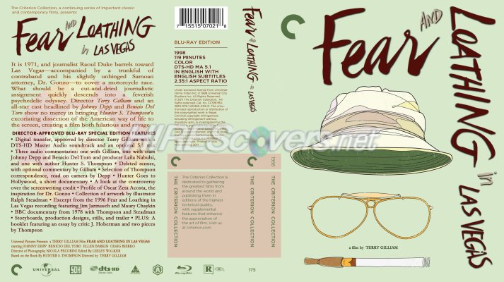 Click to view full size image
==============
Fear And Loathing In Las Vegas Custom Blu-ray Cover
Custom Criterion Collection Bluray Cover
Keywords: CLTCC Fear And Loathing In Las Vegas Custom Blu-ray Cover
Custom Criterion Collection Bluray Cover
Keywords: CLTCC