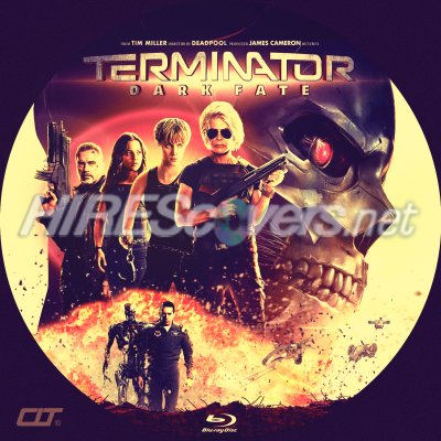 Terminator Dark Fate (2019) Custom Blu-ray Disc Label
