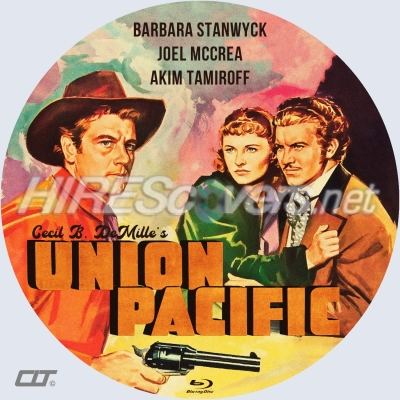 Click to view full size image
==============
Union Pacific (1939) Custom Blu-ray Disc Label
Union Pacific (1939) Custom Blu-ray Disc Label