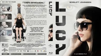 Lucy (2014) Blu-ray Cover