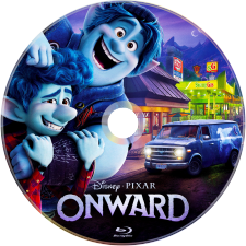 Onward (2020) Blu-ray Disc Label