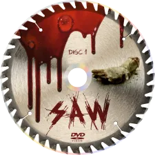 Saw (2004) DVD Disc Label