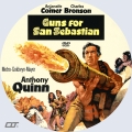 Guns For San Sebastian (1968) Custom DVD Disc Label