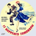 It Happened Tomorrow (1944) Custom DVD Disc Label