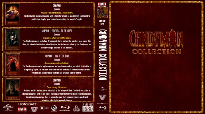 Candyman Collection Custom Blu-ray Cover
