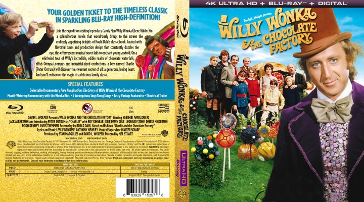 Willy Wonka (1971) Custom Blu-ray Cover
