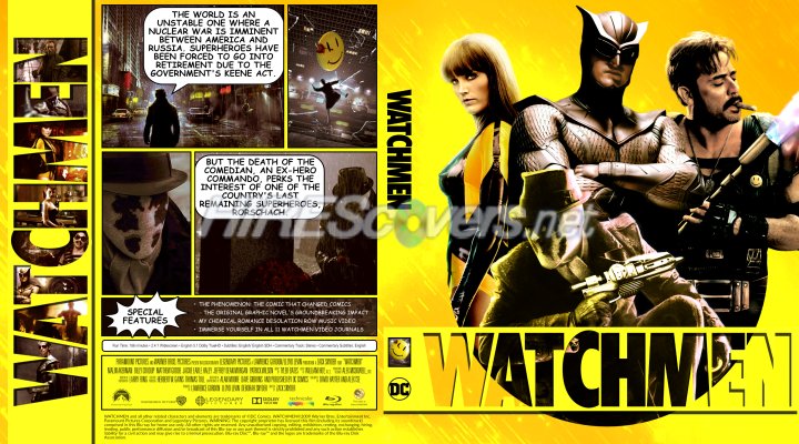 Watchmen (2009) Custom Blu-ray Cover
