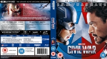 Captain America: Civil War (2016) Retail UHD 4K Blu-ray Cover