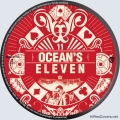 Ocean's Eleven (2001) Custom UHD 4K Blu-ray Disc Label