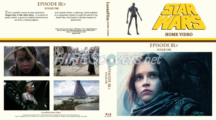 Click to view full size image
==============
Star Wars: Rogue One (2016) Custom Blu-ray Cover
Title set to follow the Skywalker Saga from Episode 3 and 4
Star Wars: Rogue One (2016) Custom Blu-ray Cover
Title set to follow the Skywalker Saga from Episode 3 and 4