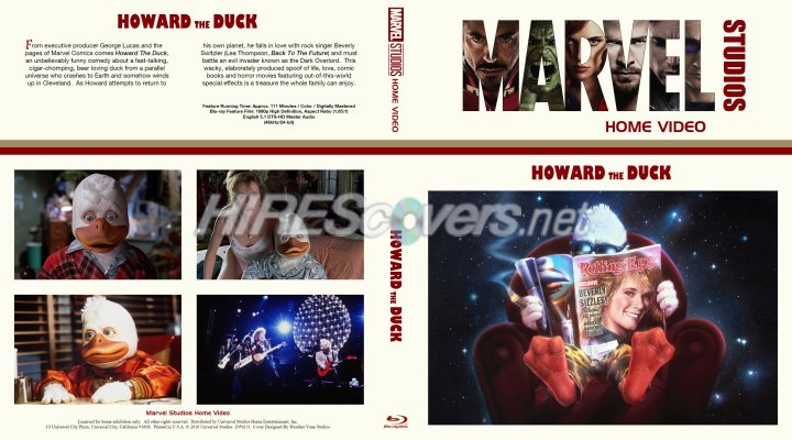 Click to view full size image
==============
Howard The Duck (1986) Custom Blu-ray Cover
Howard The Duck (1986) Custom Blu-ray Cover