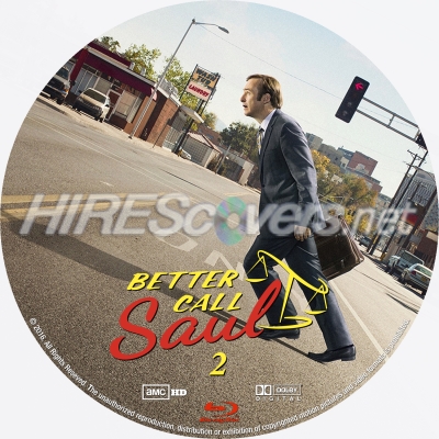 Click to view full size image
==============
Better Call Saul - Season 2 Custom Blu-ray Disc Label
Better Call Saul - Season 2 Custom Blu-ray Disc Label