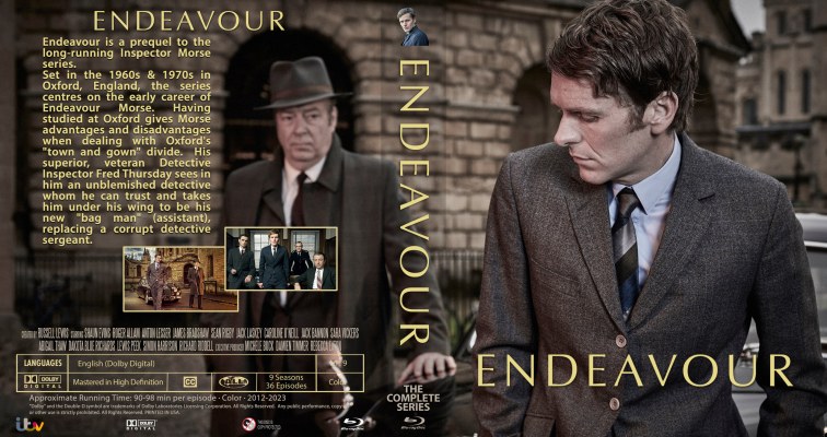 Endeavour - Season 1-9 Custom Blu-ray Cover
