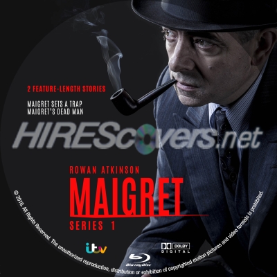 Maigret 2016 - Season 1 Custom Blu-ray Disc Label
