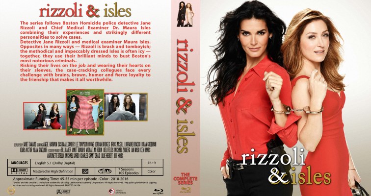 Click to view full size image
==============
Rizzoli & Isles - Season 1-7 Custom Blu-ray Cover
Rizzoli & Isles - Season 1-7 Custom Blu-ray Cover