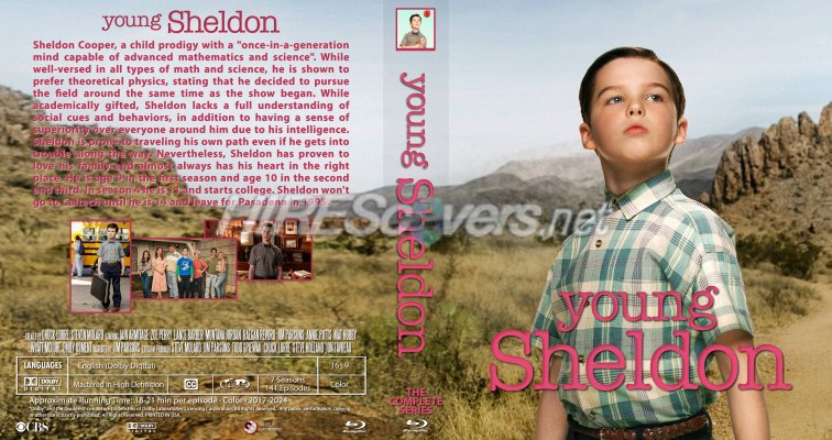 Click to view full size image
==============
Young Sheldon - Season 1-7 Custom Blu-ray Cover
Young Sheldon - Season 1-7 Custom Blu-ray Cover