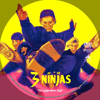 Click to view full size image
==============
3 Ninjas (1992) Custom DVD Disc Label
3 Ninjas (1992) Custom DVD Disc Label