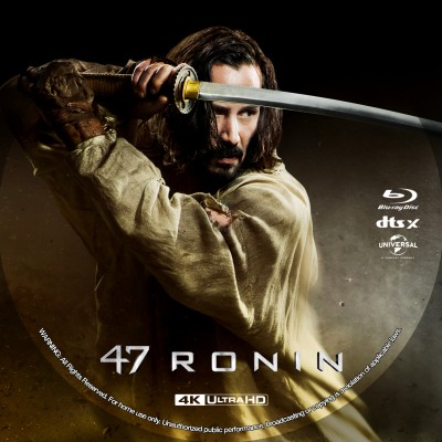 Click to view full size image
==============
47 Ronin (2013) Custom UHD 4K Blu-ray Disc Label
47 Ronin (2013) Custom UHD 4K Blu-ray Disc Label
