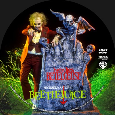 Click to view full size image
==============
Beetlejuice (1988) Custom DVD Disc Label
Beetlejuice (1988) Custom DVD Disc Label