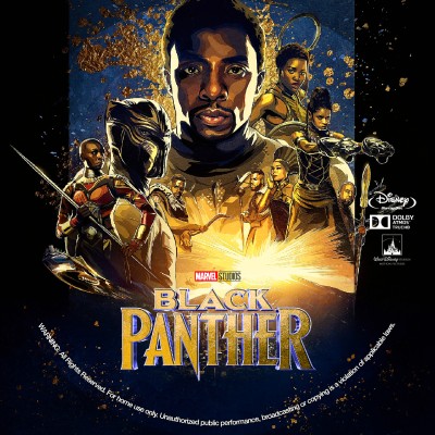 Click to view full size image
==============
Black Panther (2018) Custom Blu-ray Disc Label
Black Panther (2018) Custom Blu-ray Disc Label