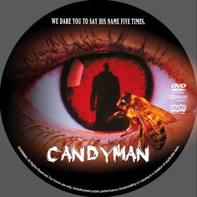 Click to view full size image
==============
Candyman (1992) Custom DVD Disc Label
Candyman (1992) Custom DVD Disc Label