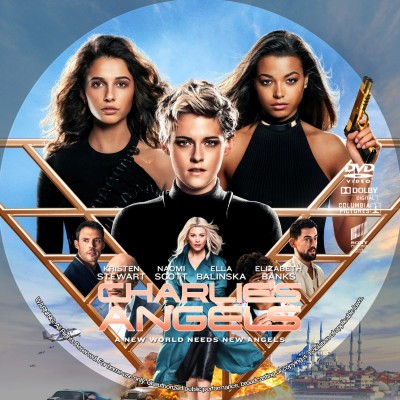 Charlie's Angels (2019) Custom DVD Disc Label
